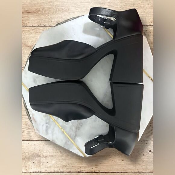 🔥 FREE PEOPLE Gwen Mary Jane Platforms Heels Size 39 US 8.5 - Picture 9 of 15